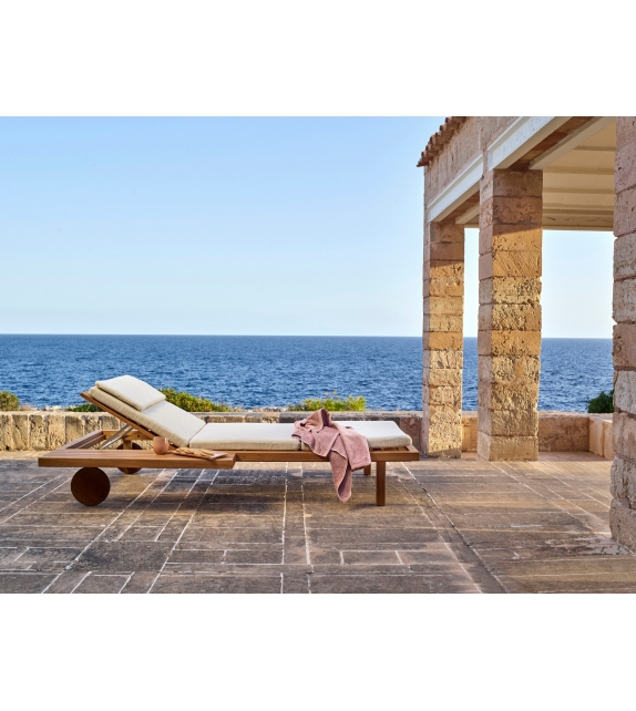 Vis à Vis Tribù Sunlounger Outdoor