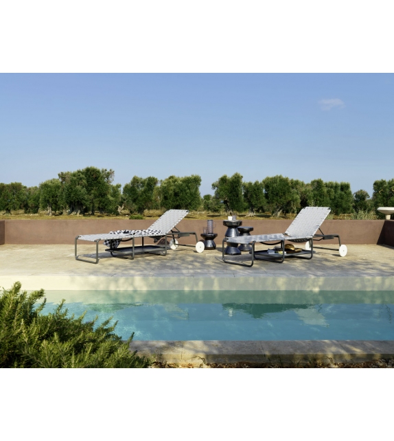 InOut Gervasoni Sonnenliege mit Rädern