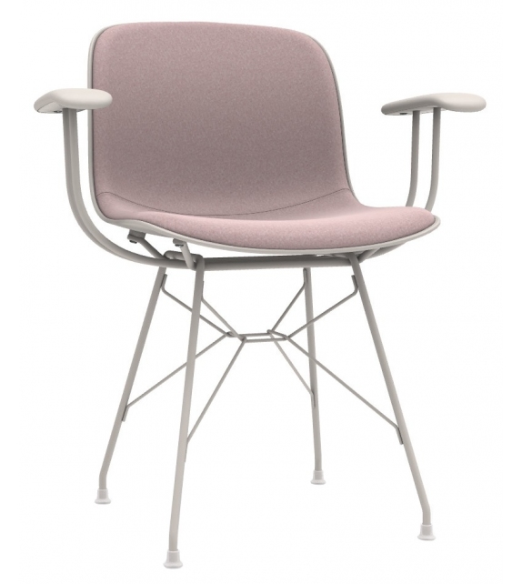 Troy Wireframe Magis Gepolsterter Stuhl mit Armlehnen