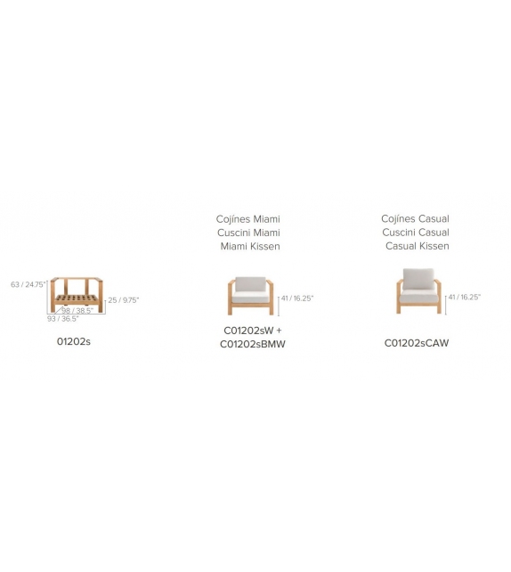 Pure Sofa Tribù Sessel