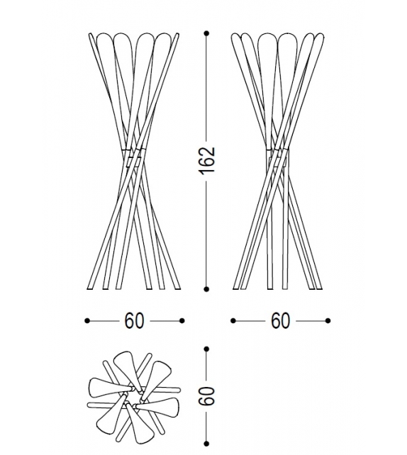 Veneziano Riva 1920 Coat Rack