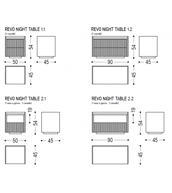 Revo Night Table Riva 1920
