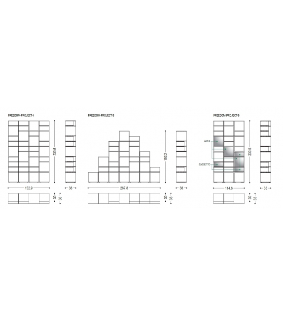 Freedom Riva 1920 Bookshelf