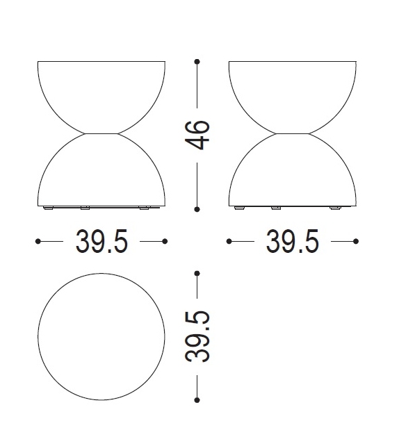 Clessidra Sgabello Riva 1920