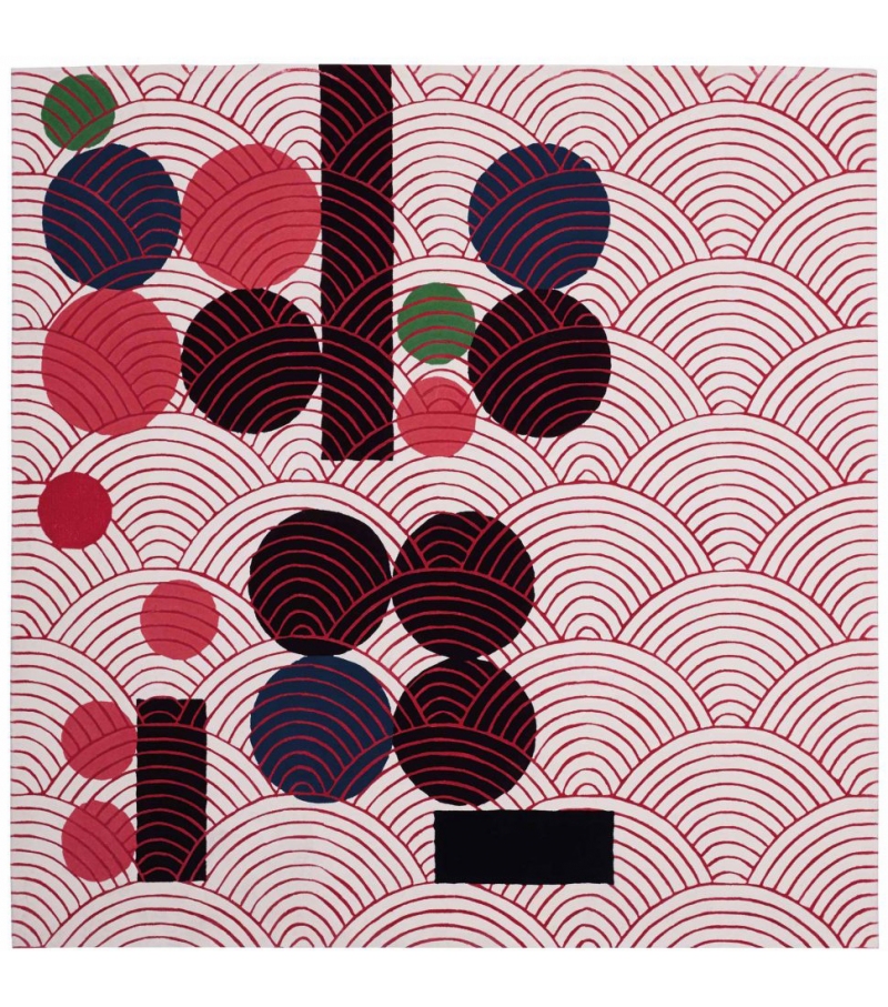 Japanese Abstractions Square Maison Dada Tapis