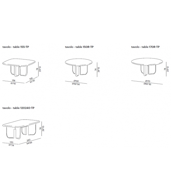 Italo Table Meridiani