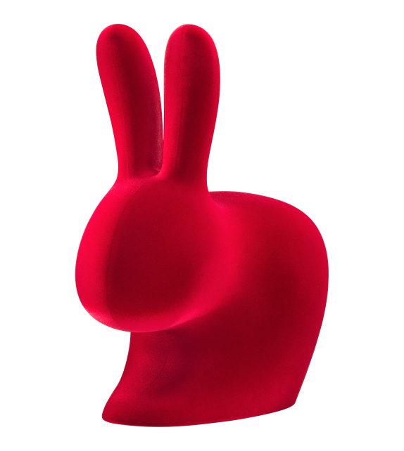 Rabbit Velvet Finish Qeeboo Silla