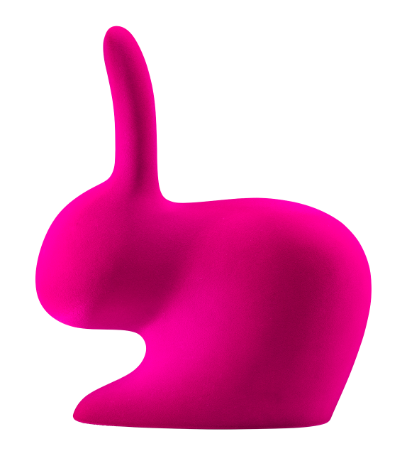 Rabbit Velvet Finish Qeeboo Sedia