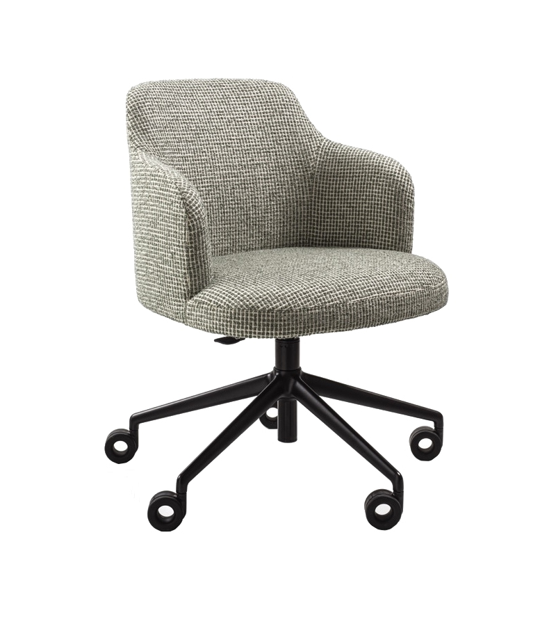 Abby Porada Silla Giratoria con Ruedas