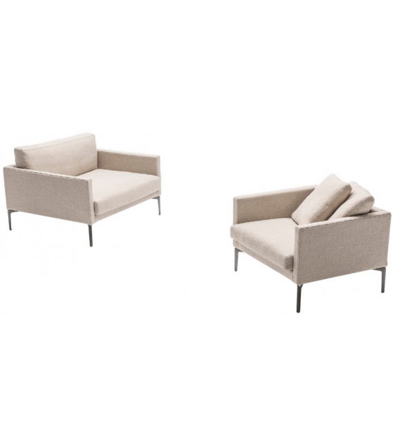 Clan con Schienale Curvo Living Divani Poltrona