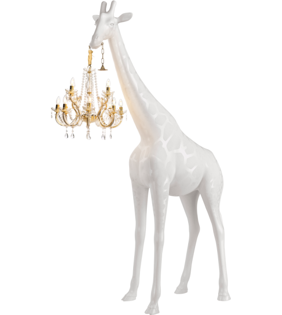 Giraffe in Love Qeeboo Lampadaire