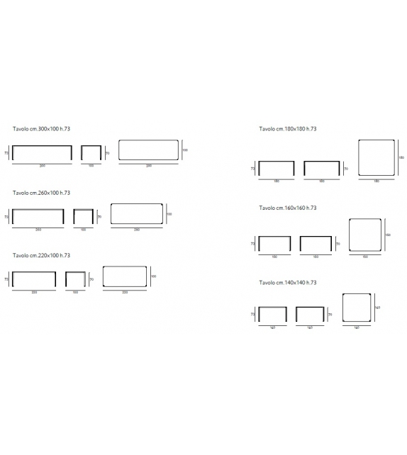 Graft Living Divani Table