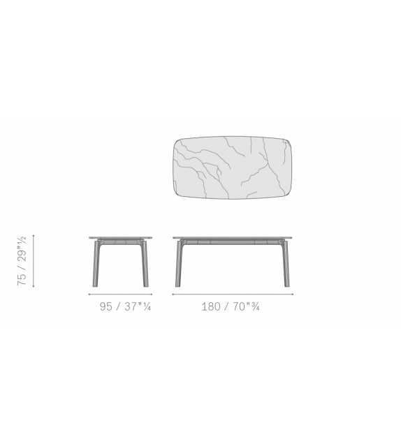 Pronta consegna - Nabucco Poltrona Frau Tavolo