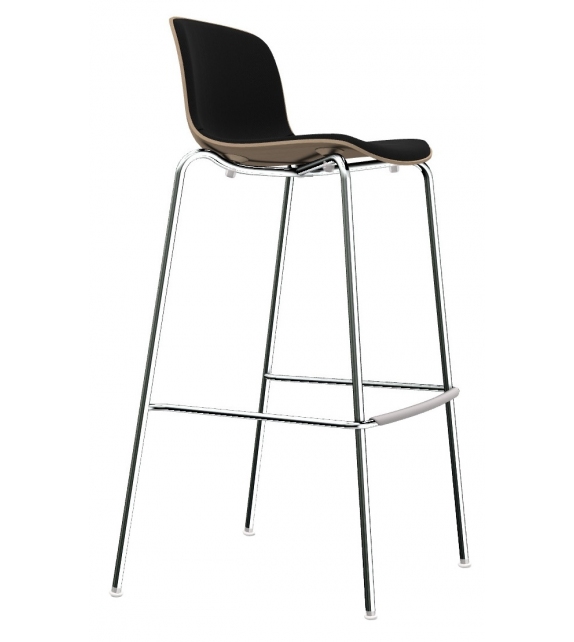 Troy Magis Beech Taburete Revestido