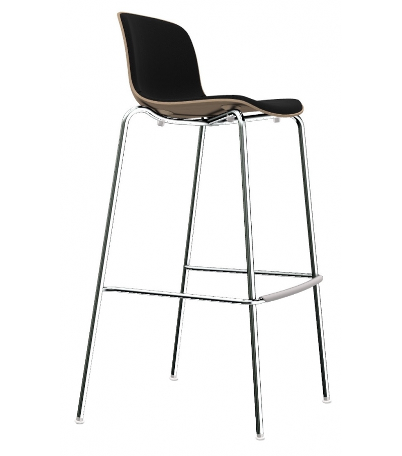 Troy Magis Beech Upholstered Stool