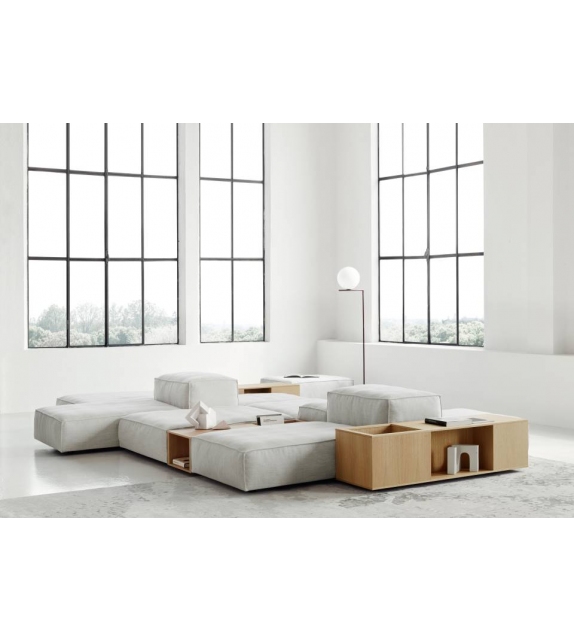 Extrasoft Living Divani Table D'Appoint avec Rangement