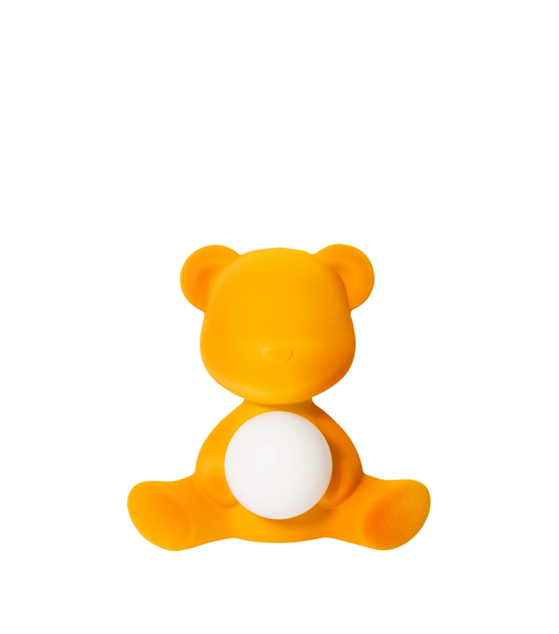 Teddy Girl Velvet Qeeboo Lampada da Tavolo