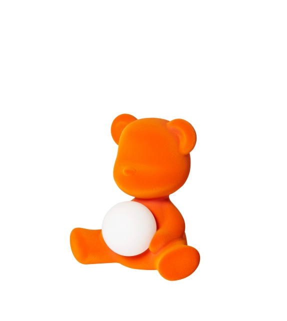 Teddy Girl Velvet Qeeboo Lampada da Tavolo