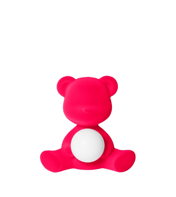 Teddy Girl Velvet Qeeboo Lampada da Tavolo