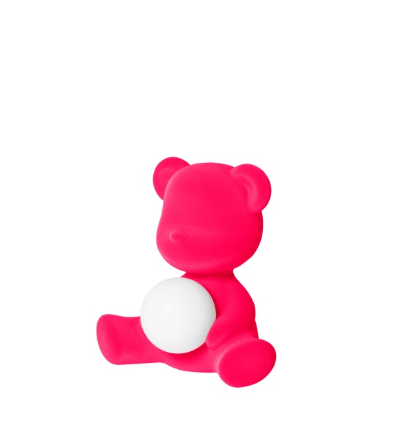 Teddy Girl Velvet Qeeboo Lampada da Tavolo