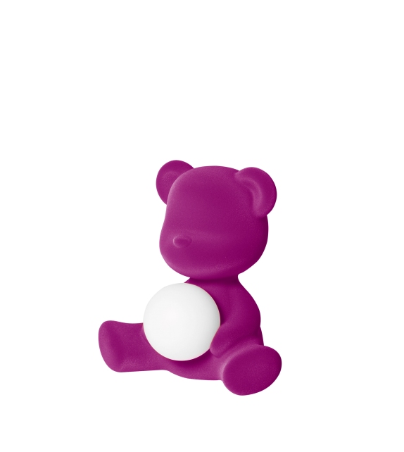 Teddy Girl Velvet Qeeboo Lámpara de Mesa