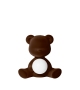 Teddy Girl Velvet Qeeboo Lámpara de Mesa