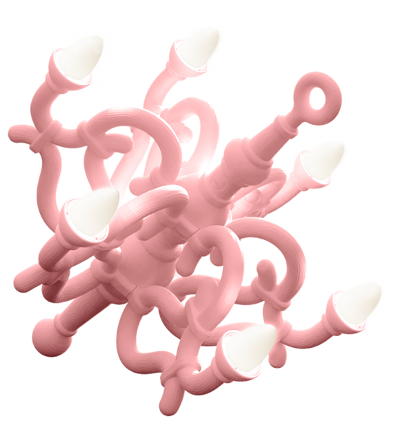 Fallen Chandelier Qeeboo Stehleuchte