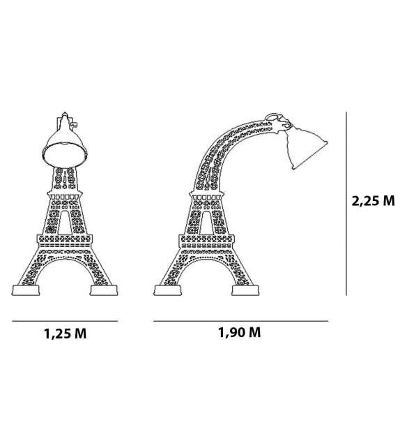 Paris XL Qeeboo Floor Lamp