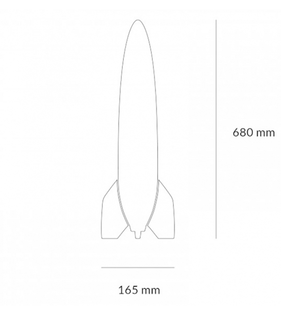 V-2 Schneider Metal Qeeboo Tischleuchte