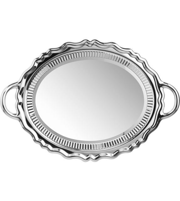 Plateau Miroir Metal Qeeboo Mirror