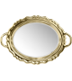 Plateau Miroir Metal Qeeboo Mirror
