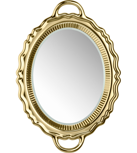 Plateau Miroir Metal Qeeboo Mirror