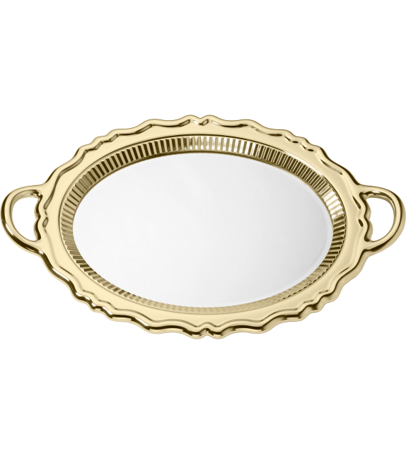 Plateau Miroir Metal Qeeboo Mirror
