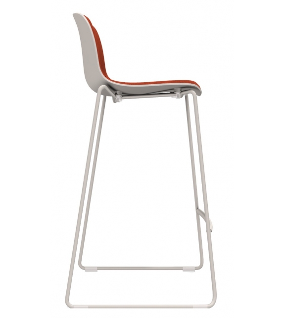 Troy Sledge Polypropylene Magis Taburete Revestido