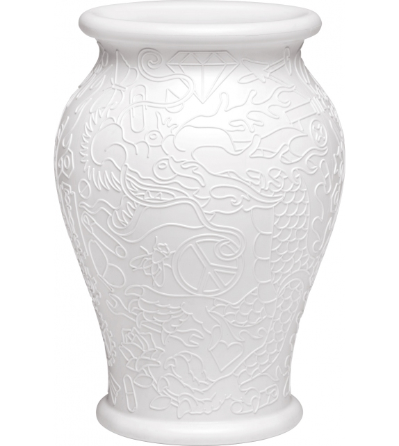 Ming Translucent Qeeboo Taburete/Mesa Auxiliar