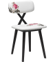 X Chair With Flower Qeeboo Chaise