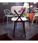 X Chair With Flower Qeeboo Silla