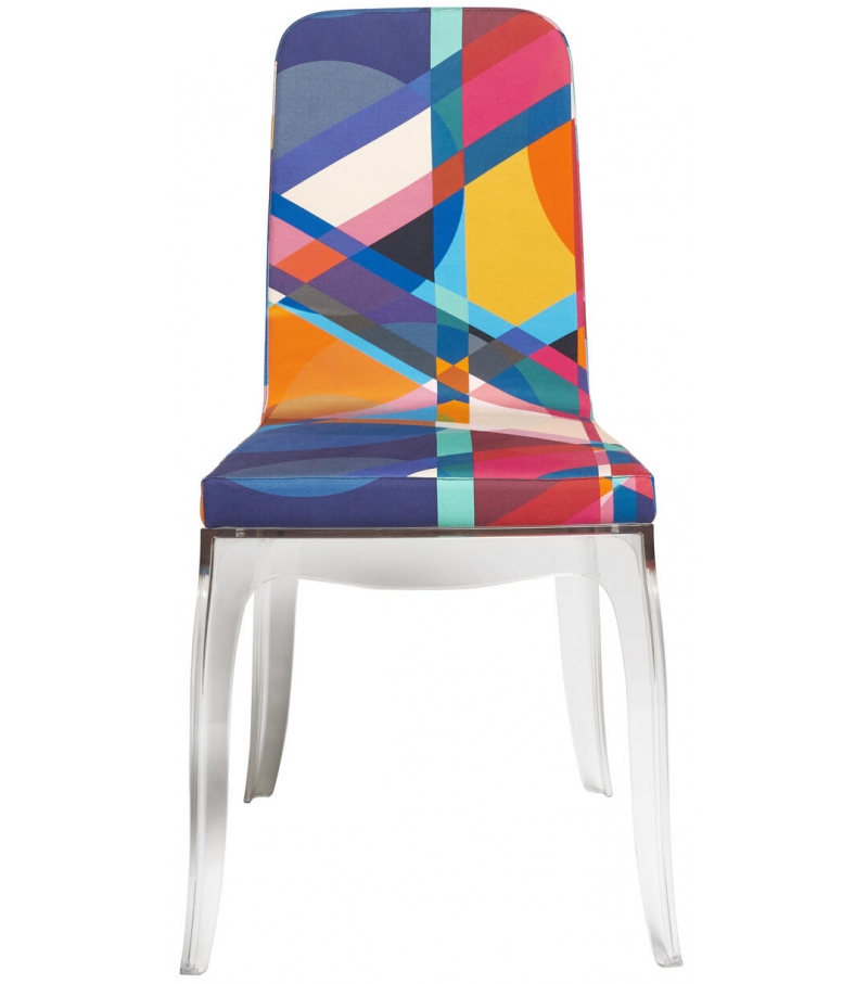 X Chair With Flower Qeeboo Chair