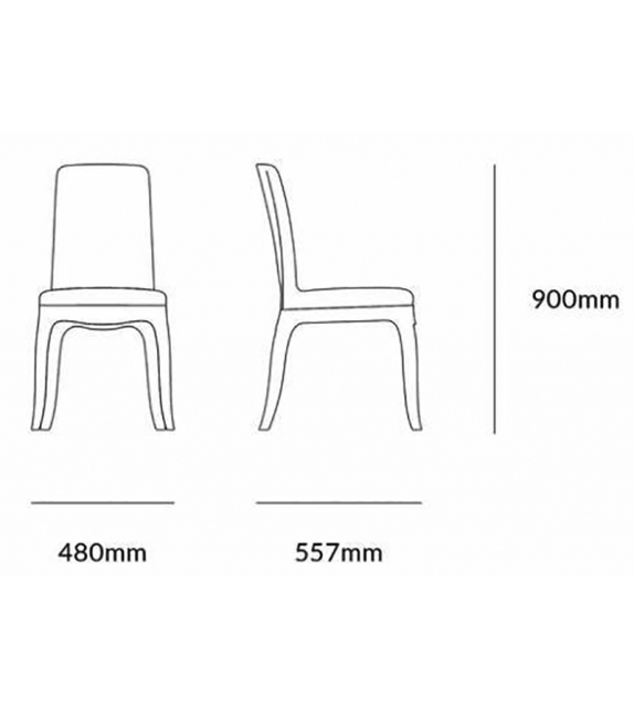 X Chair With Flower Qeeboo Silla