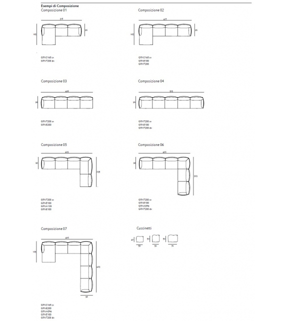 Greene System Living Divani Sofa