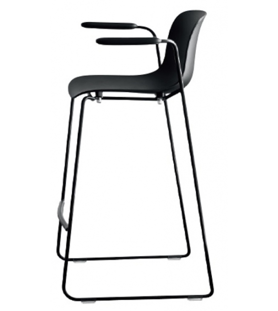 Troy Sledge Polypropylene Magis Taburete con Reposabrazos