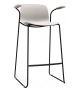 Troy Sledge Polypropylene Magis Stool with Armrests