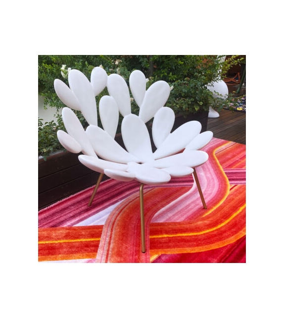 Glitch Yellow Rectangular Qeeboo Alfombra