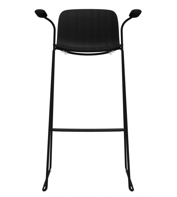 Troy Sledge Beech Magis Taburete con Reposabrazos