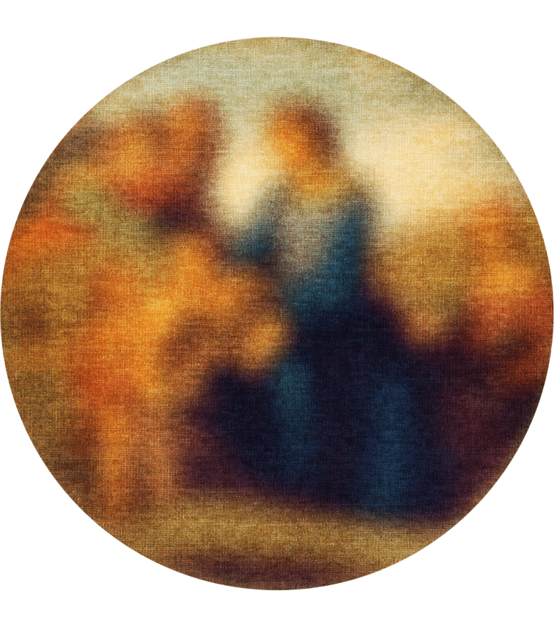 Blur Oval Qeeboo Rug