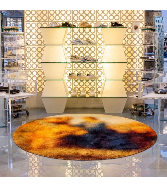 Blur Oval Qeeboo Teppich