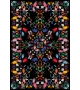 Let's Dance Animal Trances Dark Rectangular Qeeboo Rug