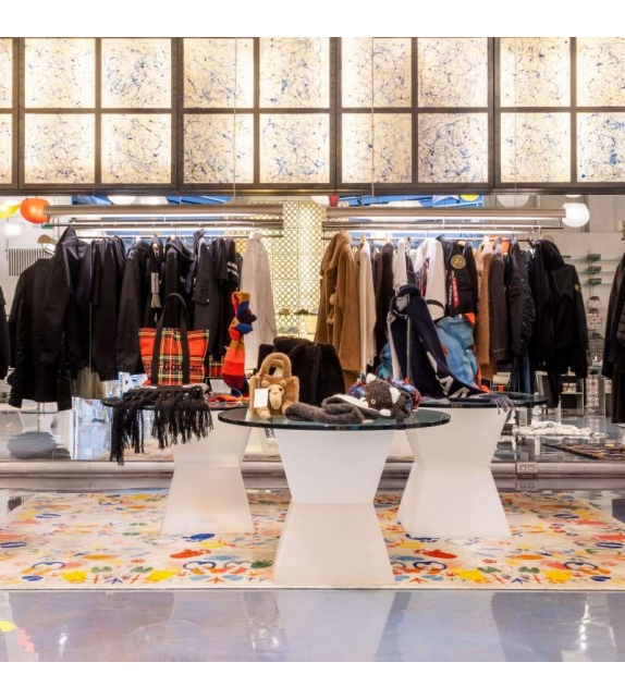 Let's Dance Animal Trances Dark Rectangular Qeeboo Rug