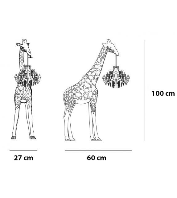 Giraffe in Love XS Qeeboo Lampe de Table