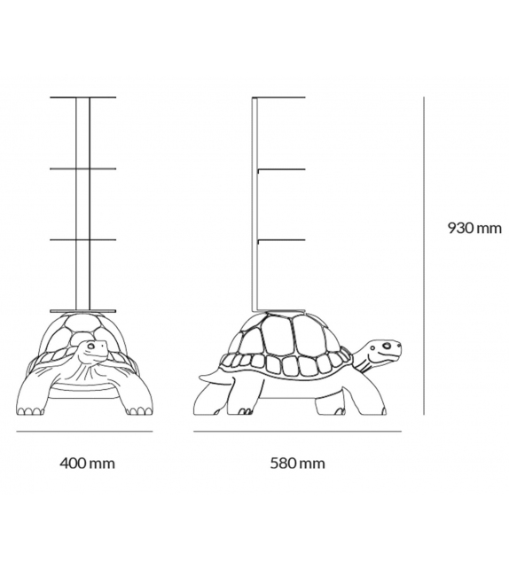 Primitive Qeeboo Bookcase
